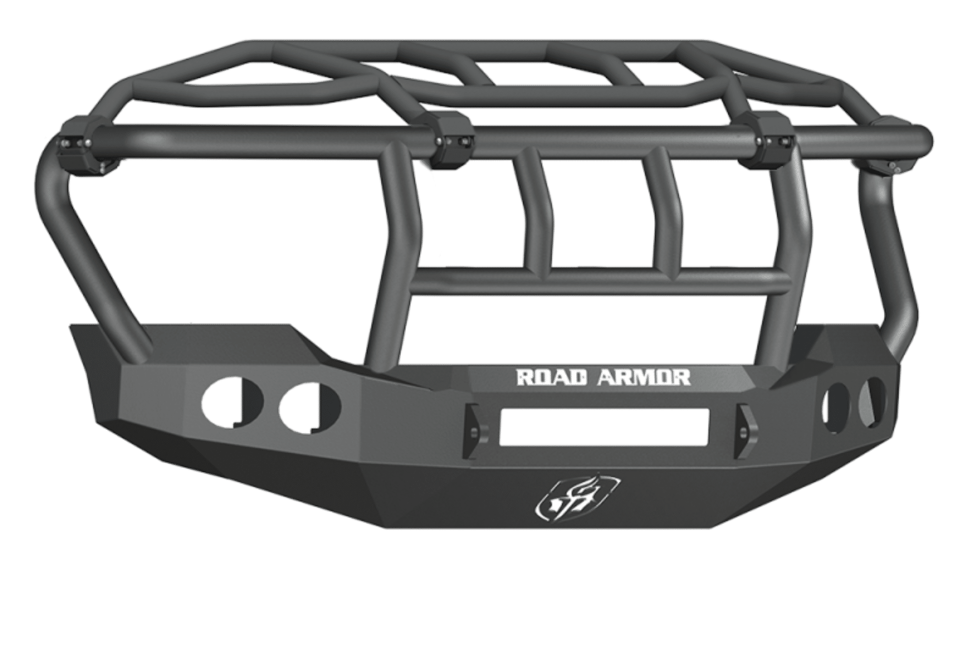 Picture of Road Armor 11-16 Ford F-250 Stealth Front Bumper w-Intimidator Guard - Tex Blk