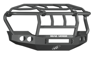 Picture of Road Armor 11-16 Ford F-250 Stealth Front Bumper w-Intimidator Guard - Tex Blk