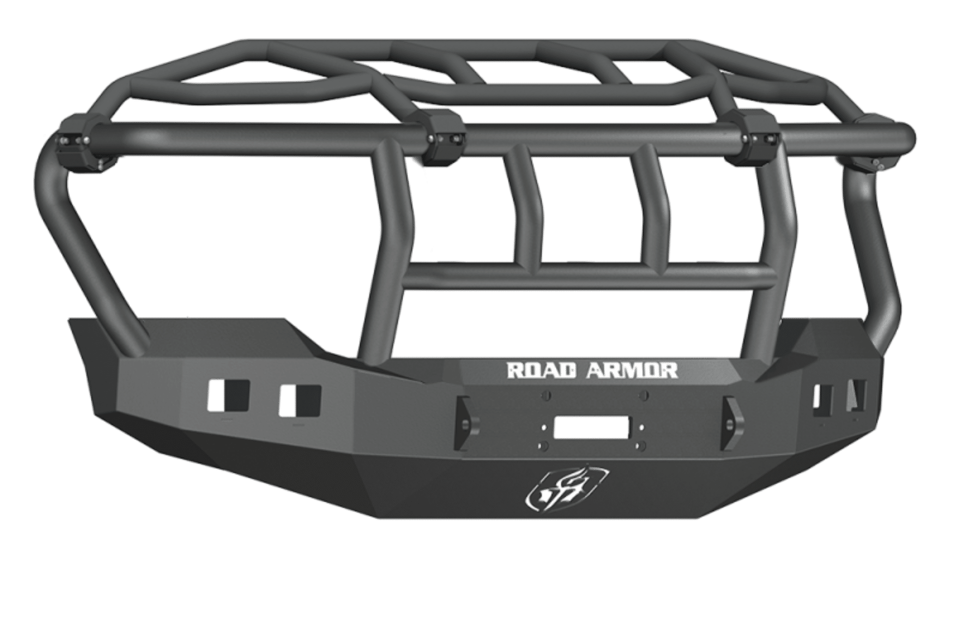 Picture of Road Armor 11-16 Ford F-250 Stealth Front Winch Bumper w-Intimidator Guard - Tex Blk