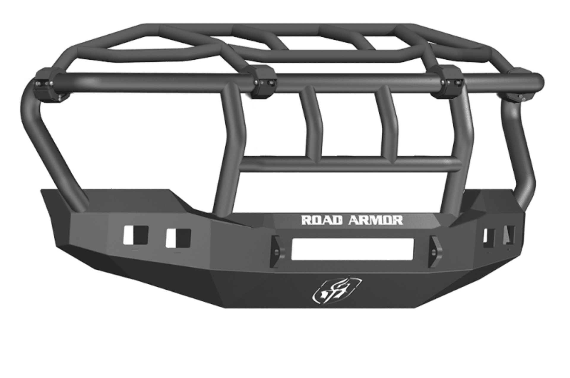 Picture of Road Armor 11-16 Ford F-250 Stealth Front Bumper w-Intimidator Guard - Tex Blk