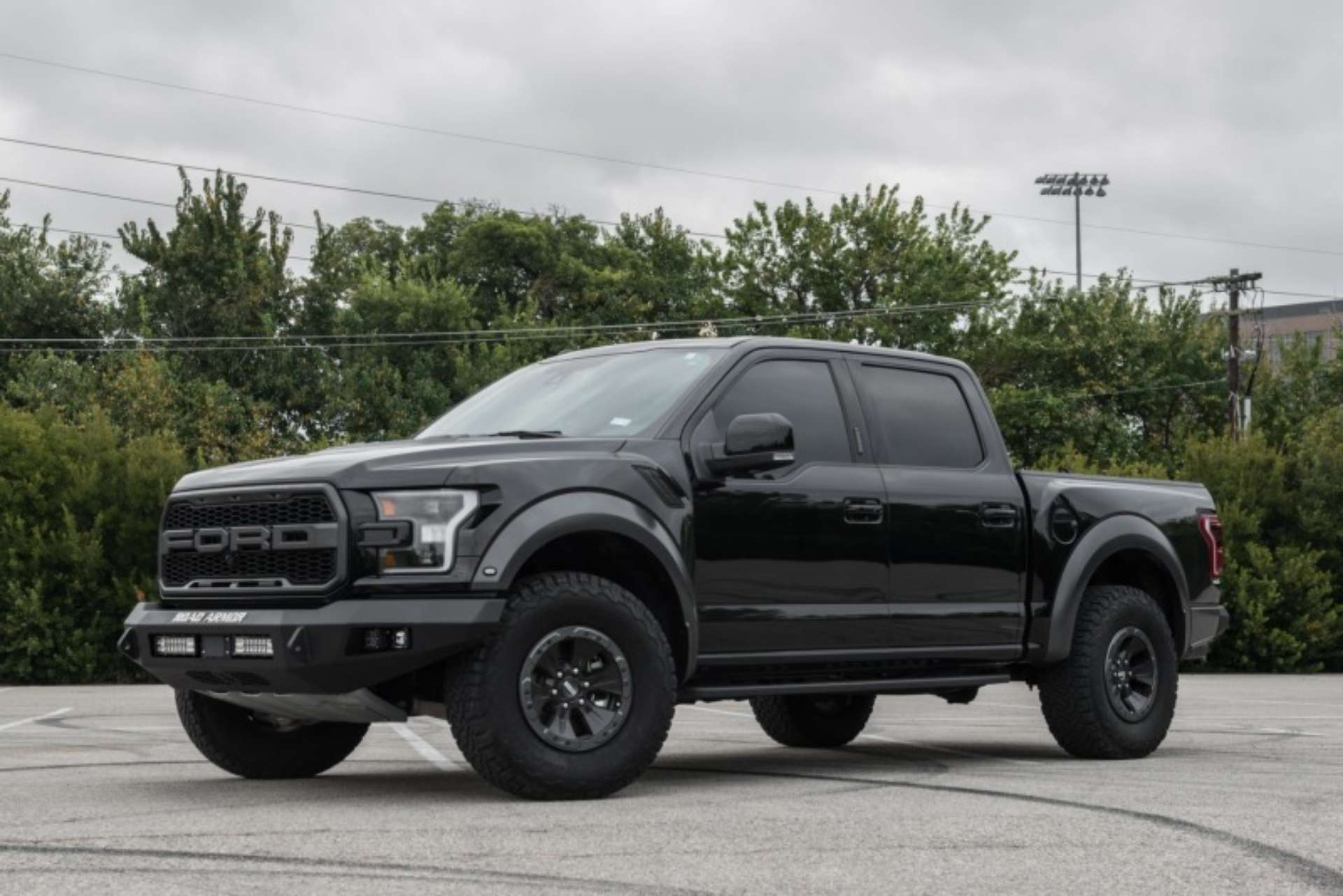 Picture of Road Armor 17-20 Ford Raptor Stealth Front Non-Winch Bumper - Tex Blk