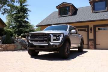 Picture of Road Armor 17-20 Ford Raptor Stealth Front Bumper w-Lonestar Guard - Tex Blk