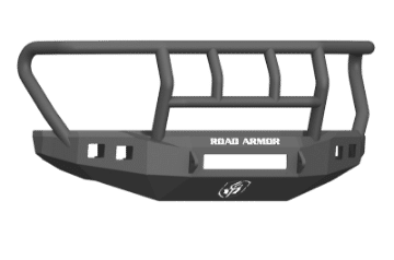 Picture of Road Armor 17-20 Ford F-250 Stealth Wide Fender Front Bumper w-Titan II Guard Wide Flare - Tex Blk