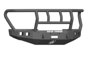 Picture of Road Armor 17-20 Ford F-250 Stealth Front Winch Bumper w-Titan II Standard Flare - Tex Blk