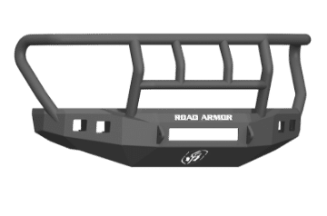 Picture of Road Armor 17-20 Ford F-250 Stealth Front Bumper w-Titan II Guard Standard Flare - Tex Blk