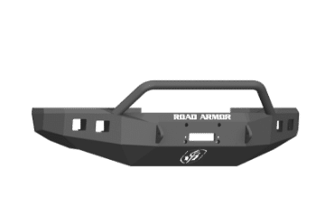 Picture of Road Armor 17-20 Ford F-250 Stealth Front Winch Bumper w-Pre-Runner Guard - Tex Blk