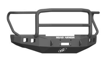 Picture of Road Armor 17-20 Ford F-250 Stealth Front Winch Bumper w-Lonestar Guard - Tex Blk