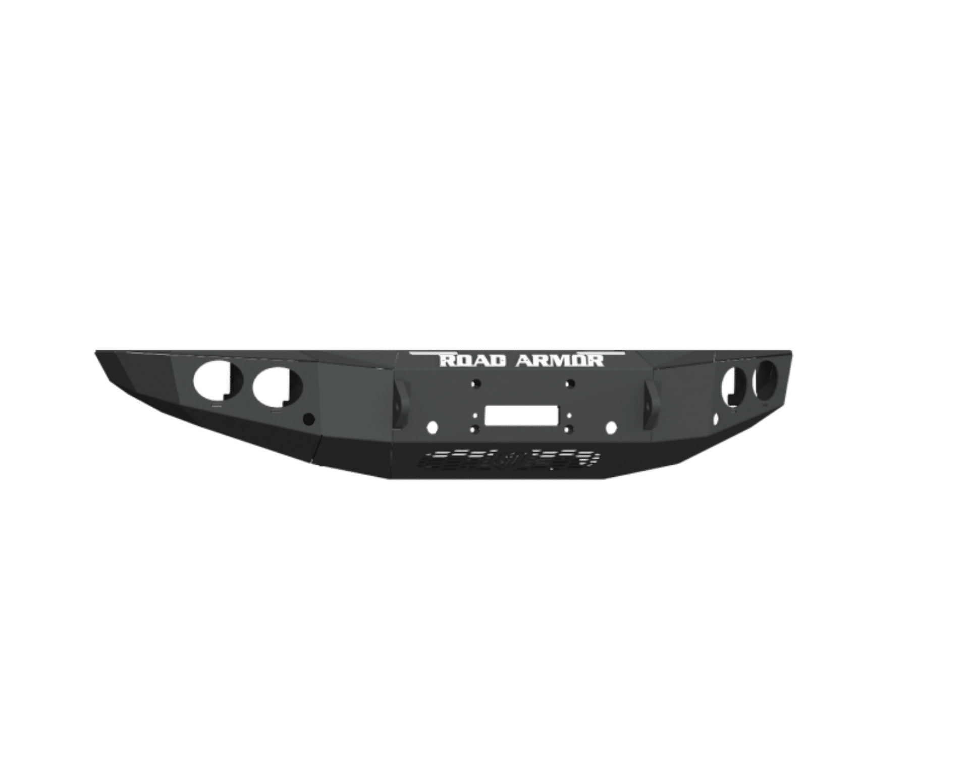 Picture of Road Armor 19-20 Ford Ranger Stealth Front Winch Bumper w-Round Light Pods- Tex Blk