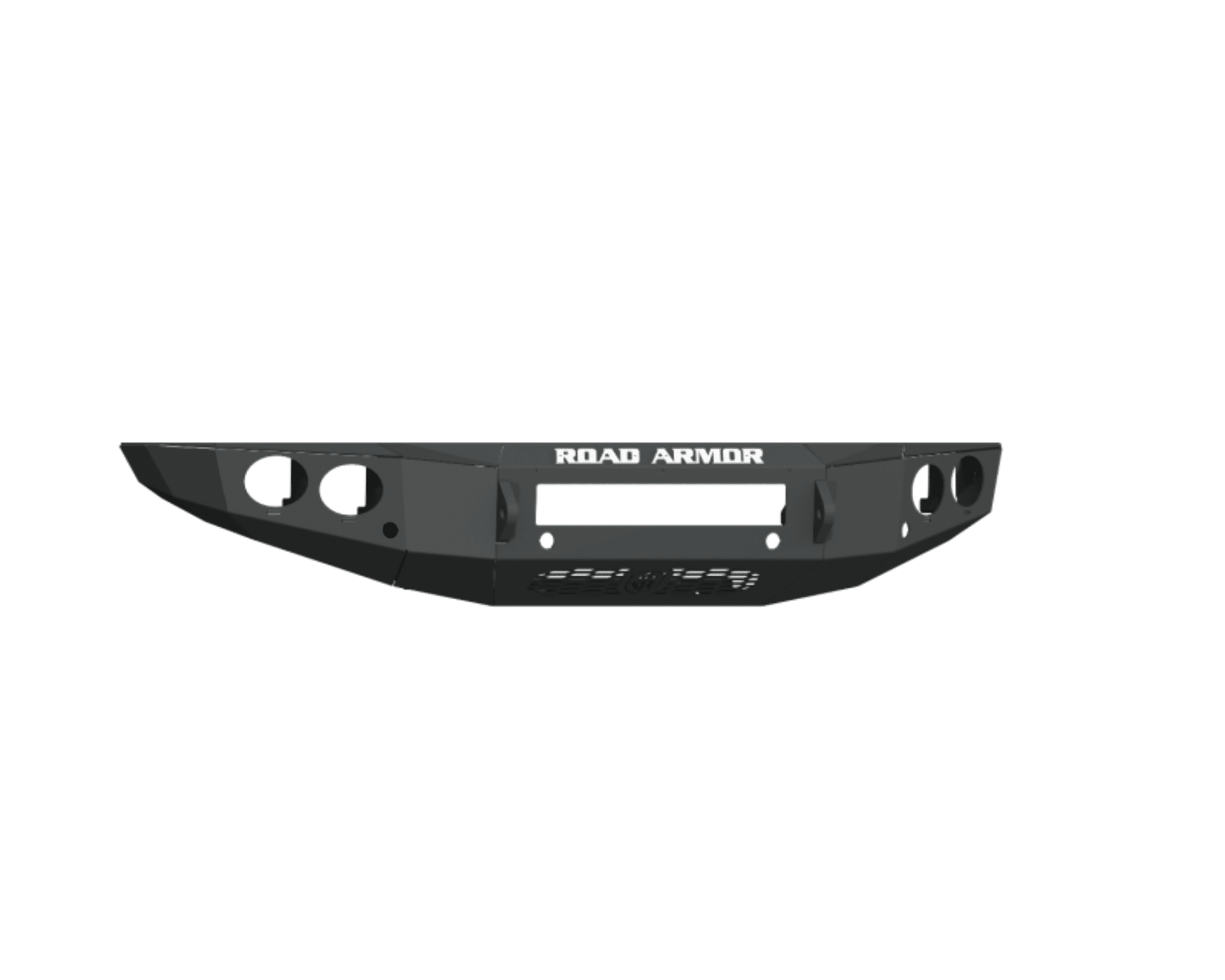 Picture of Road Armor 19-20 Ford Ranger Stealth Front Non-Winch Bumper w-Round Light Pods - Tex Blk