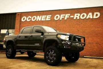 Picture of Road Armor 14-20 Toyota Tundra Stealth Front Winch Bumper w-Lonestar Guard - Tex Blk