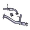 Picture of BBK 11-14 Ford F-150 Coyote 5-0 3in Short Exhaust Mid Y-Pipe w- Catalytic Converters For 1947