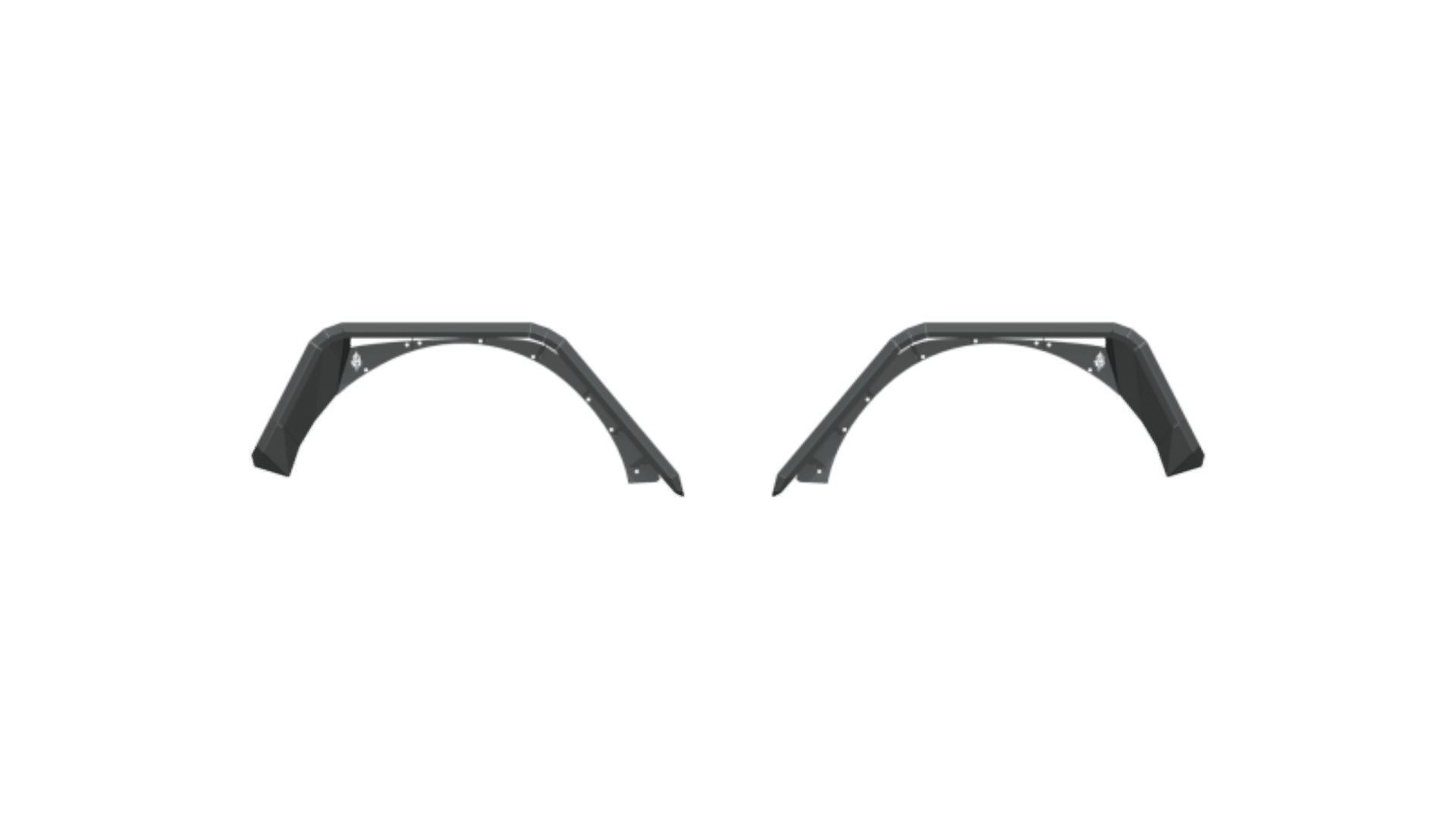 Picture of Road Armor 18-20 Jeep Wrangler JL Stealth Rear Fender Flare Body Armor - Tex Blk