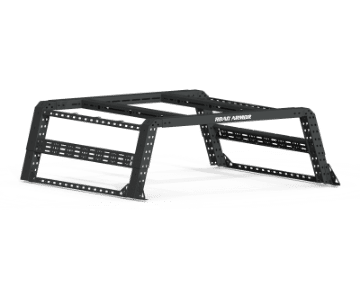 Picture of Road Armor Universal 6-1-2ft Beds TRECK Adj Bed Rack w-Strap-Rails - Tex Blk w-o Brackets