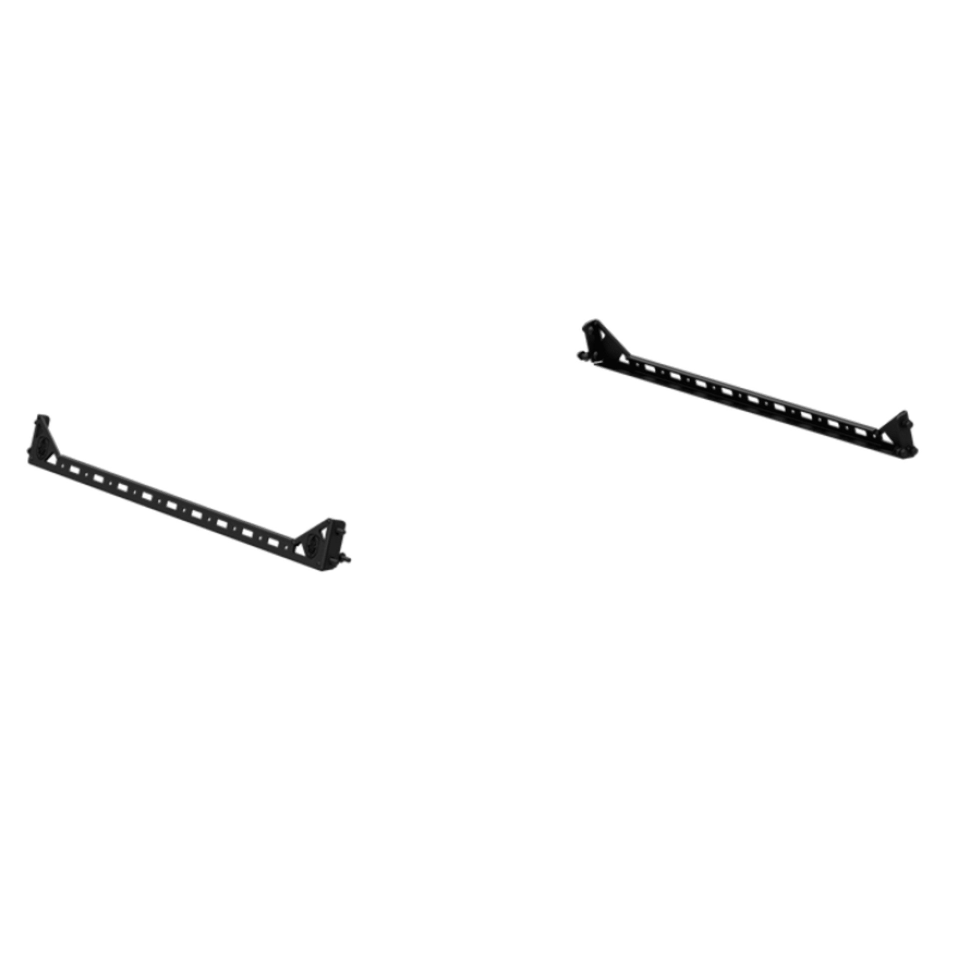 Picture of Road Armor TRECK Dual Lower 6-1-2ft Bed Accessory Rail Mounts - Tex Blk Pair