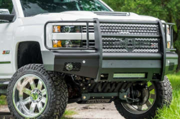 Picture of Road Armor 15-19 Chevy 2500 Vaquero Front Bumper Full Guard - Tex Blk