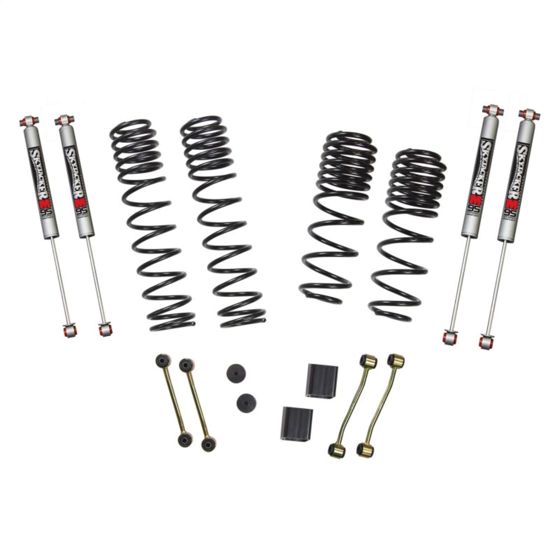 Picture of Skyjacker 2020 Jeep JL 4WD Diesel 2-5in Dual Rate Long Travel Sus Lift Kit w- M95 Monotube Shocks