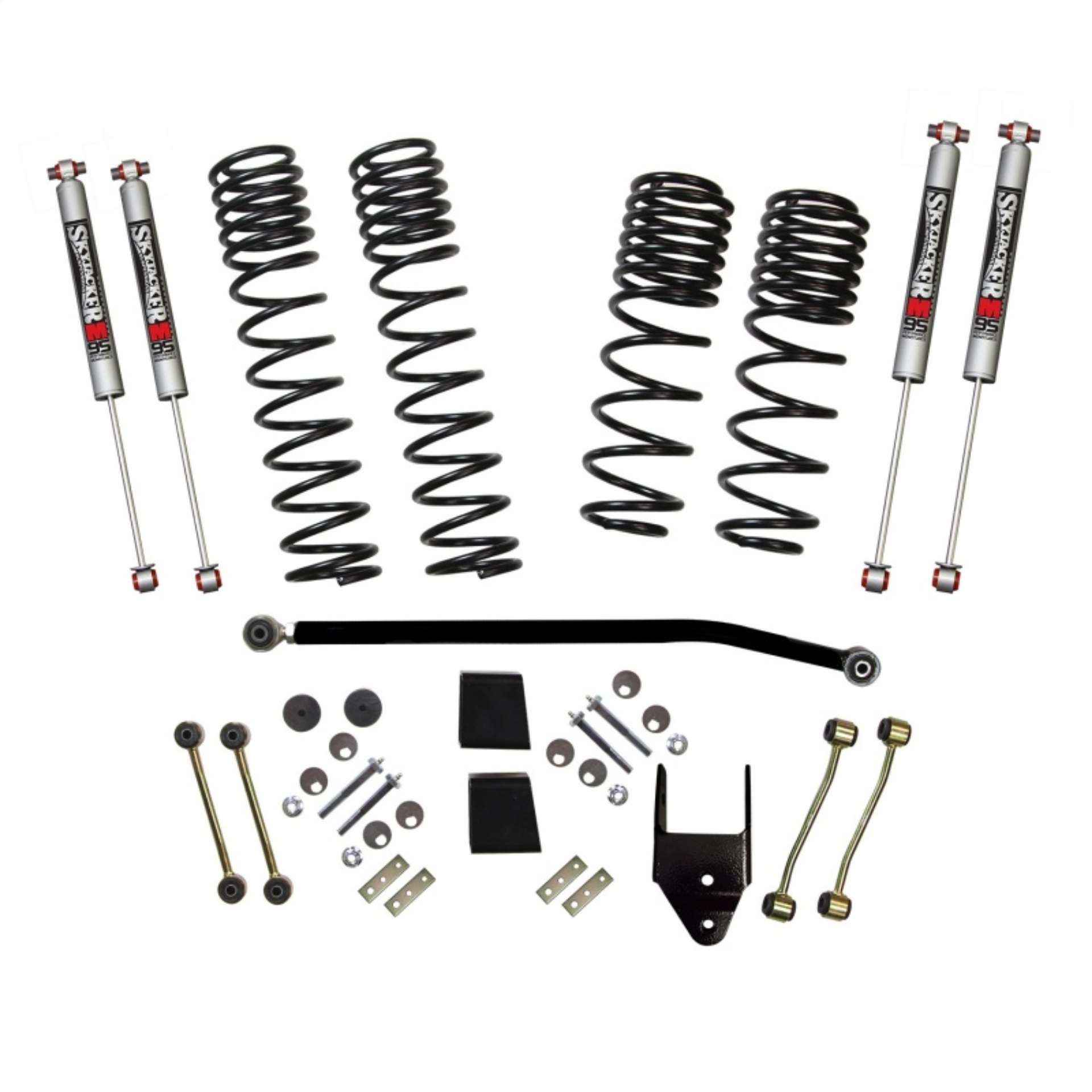 Picture of Skyjacker 2020 Jeep JL 4WD Rub Diesel 3-5-4in Dual Rate Long Trvl Sus Lift Kit w-M95 Mono Shocks