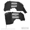 Picture of Westin 18-20 Jeep Wrangler JL Inner Fenders - Front - Textured Black