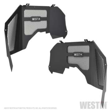 Picture of Westin 18-20 Jeep Wrangler JL Inner Fenders - Front - Textured Black