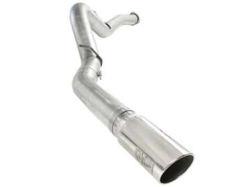 Picture of aFe ATLAS 5in DPF-Back Alum Steel Exhaust System Polished Tip GM Diesel Trucks 7-5-10 V8-6-6L td LMM