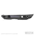 Picture of Westin 18-19 Jeep Wrangler JL WJ2 Rear Bumper w-  Sensors Excl- Wrangler JK - Textured Black