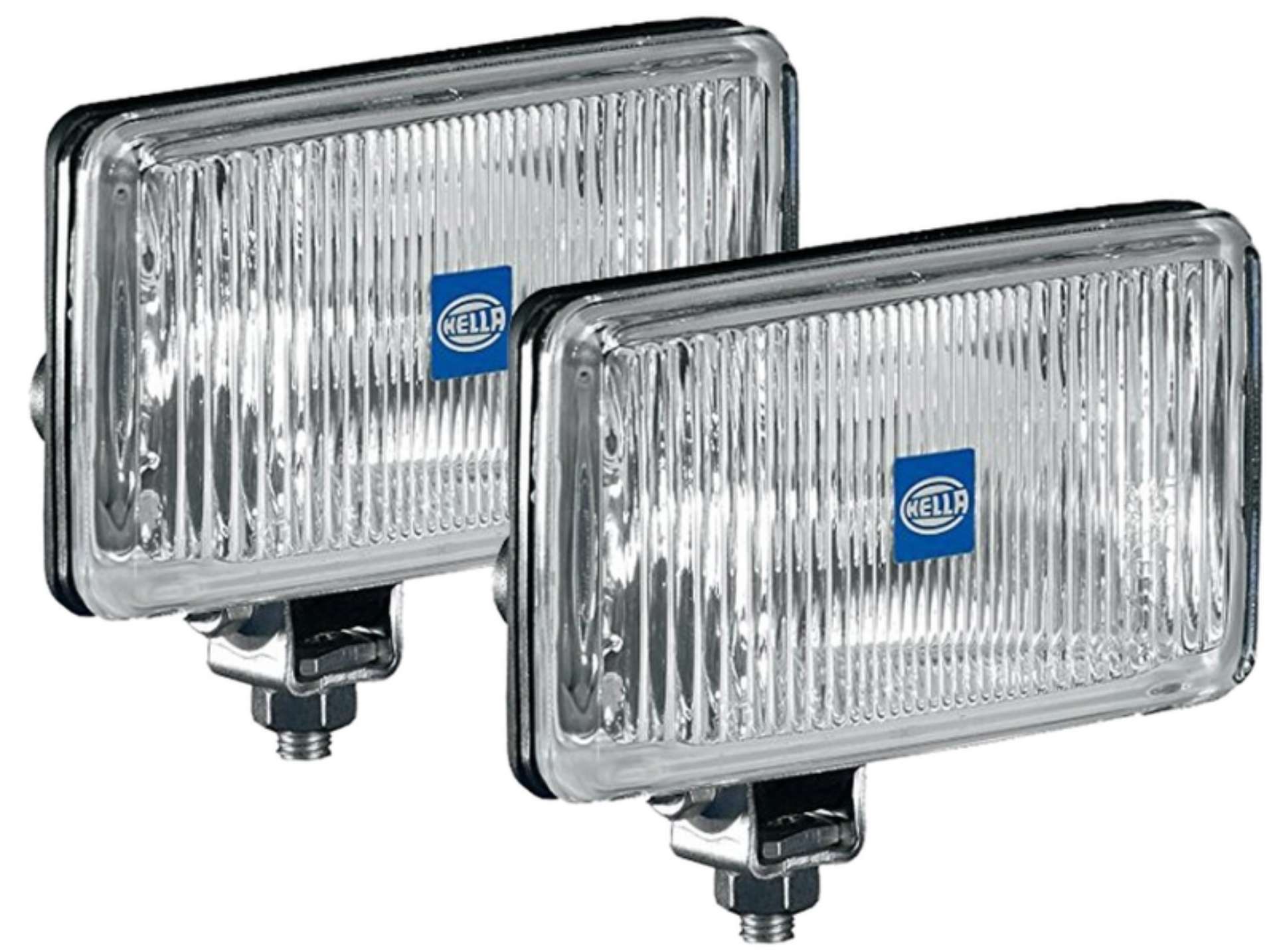 Picture of Hella 450 H3 12V SAE-ECE Fog Lamp Kit Clear - Rectangle Includes 2 Lamps