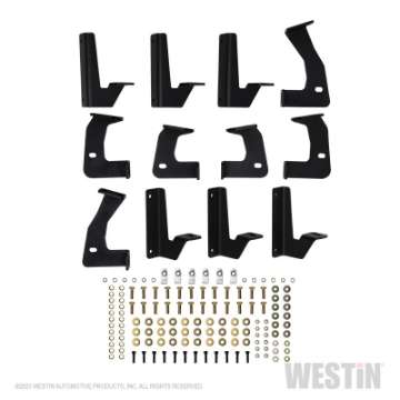 Picture of Westin 2020 Jeep Gladiator HDX Drop Nerf Step Bars - Textured Black