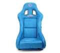 Picture of NRG FRP Bucket Seat ULTRA Edition - Medium Blue Alcantara-Pearlized Back