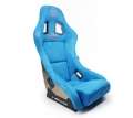 Picture of NRG FRP Bucket Seat ULTRA Edition - Medium Blue Alcantara-Pearlized Back