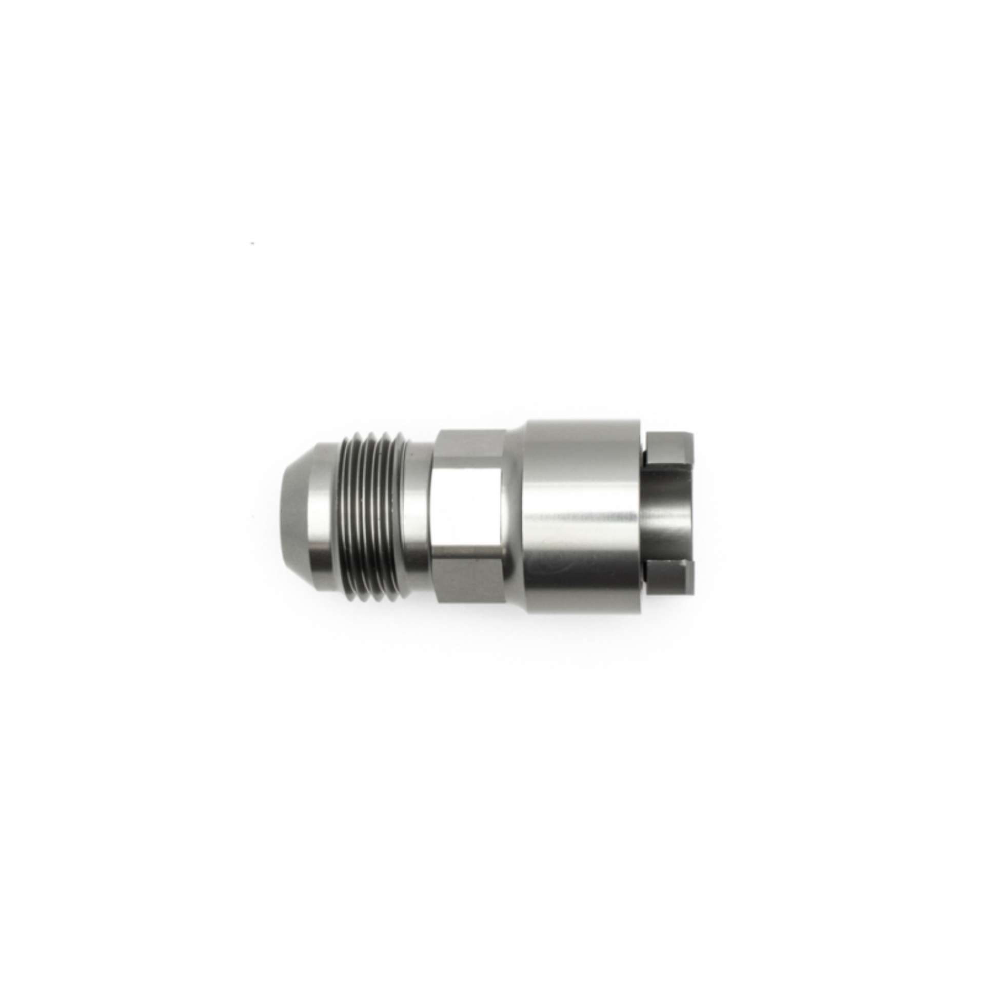 Picture of DeatschWerks 8AN Male 3-8IN Female EFI Quick Connect Adapter