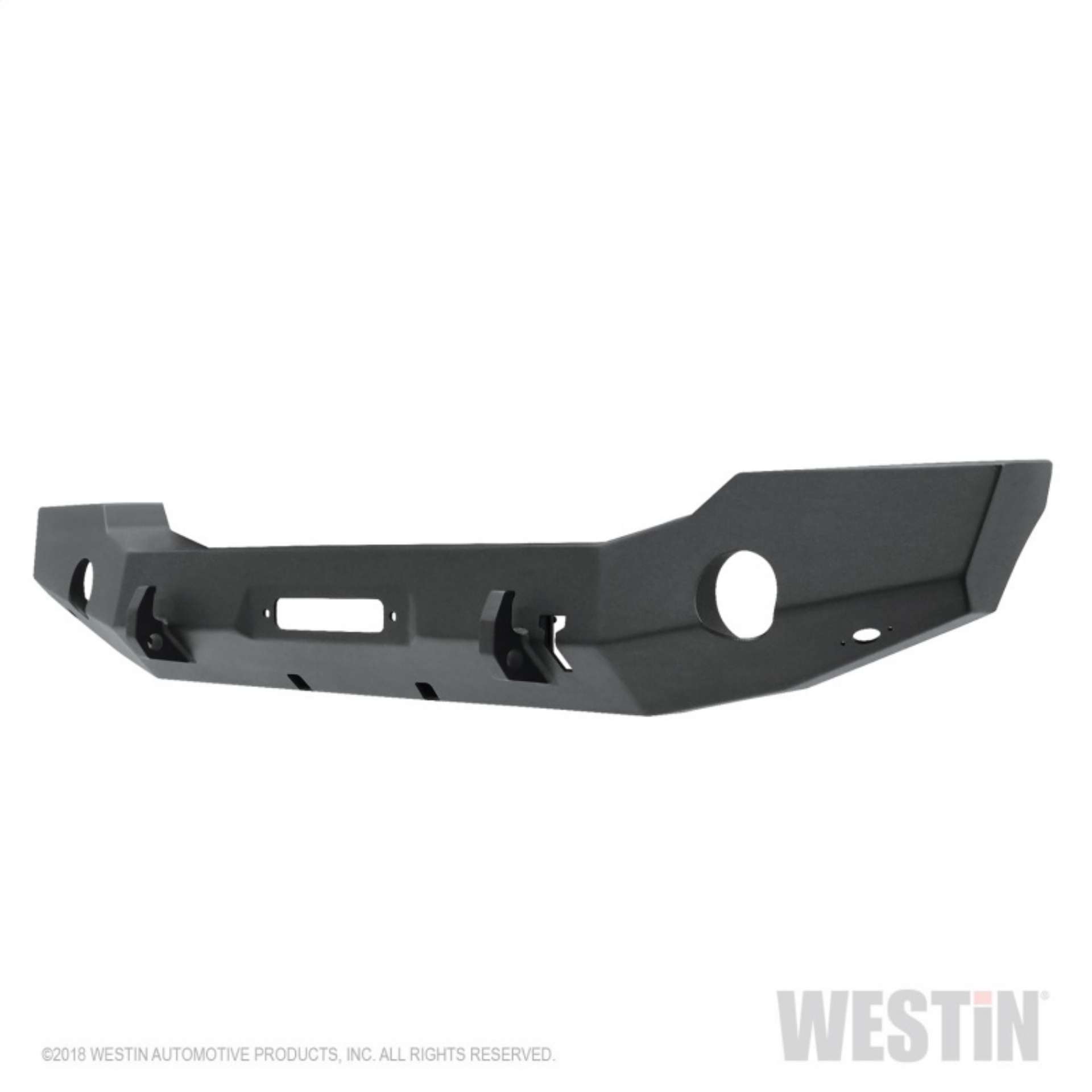 Picture of Westin 18-20 Jeep Wrangler JL WJ2 Full Width Front Bumper - Textured Black