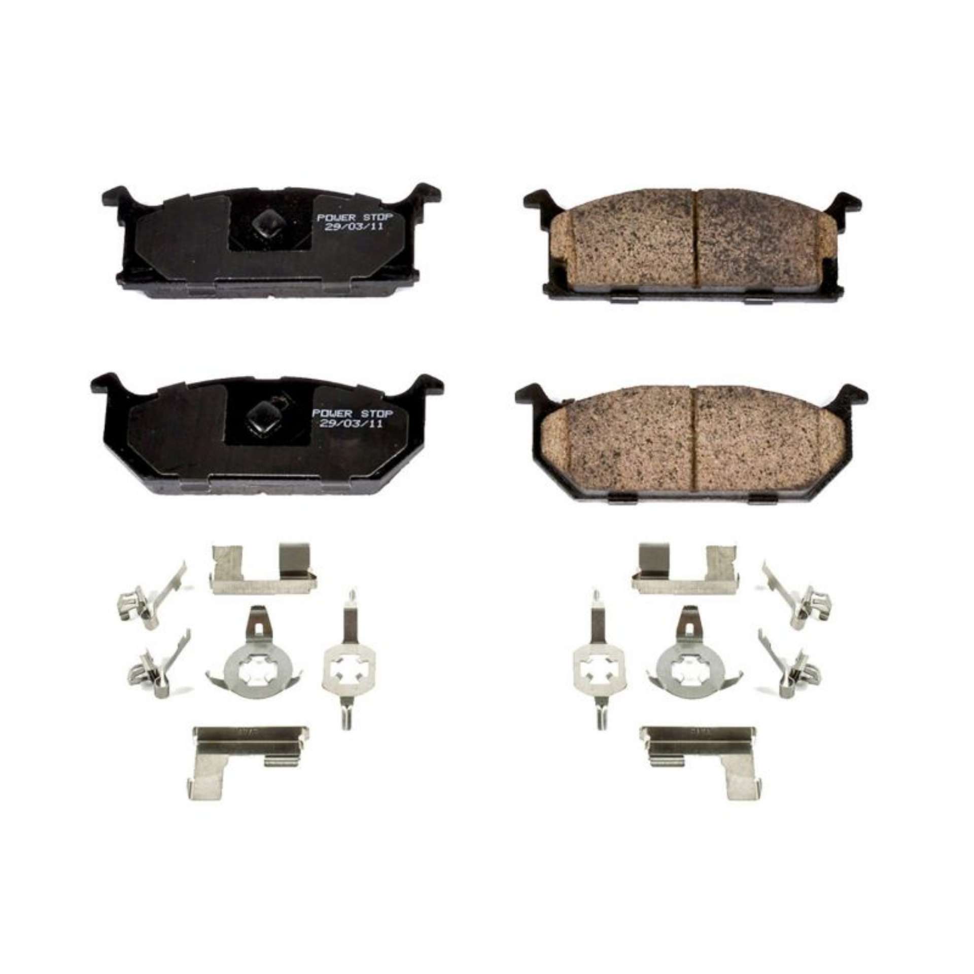 Picture of Power Stop 89-94 Geo Metro Front Z17 Evolution Ceramic Brake Pads w-Hardware