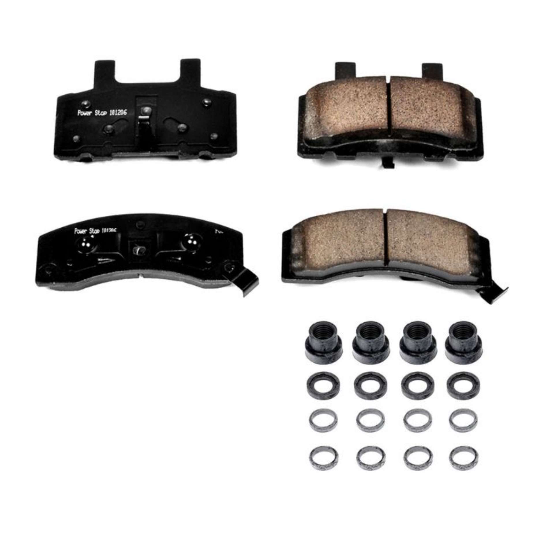 Picture of Power Stop 94-99 Chevrolet C1500 Suburban Front Z17 Evolution Ceramic Brake Pads w-Hardware