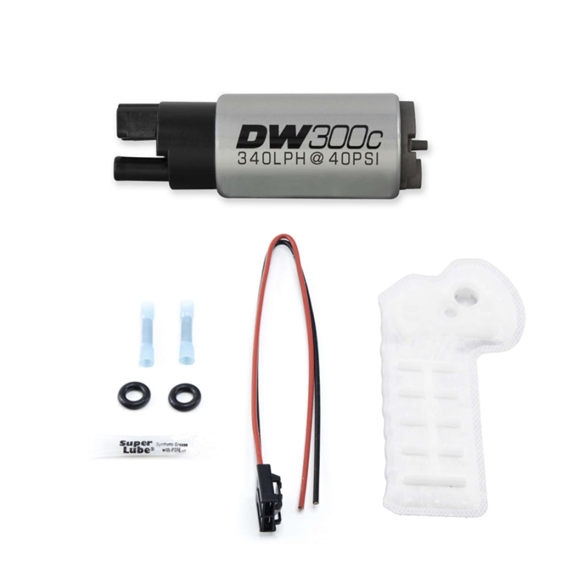 Picture of DeatschWerks 340lph DW300C Compact Fuel Pump 17-20 Honda Civic Type R w-o Mounting Clips