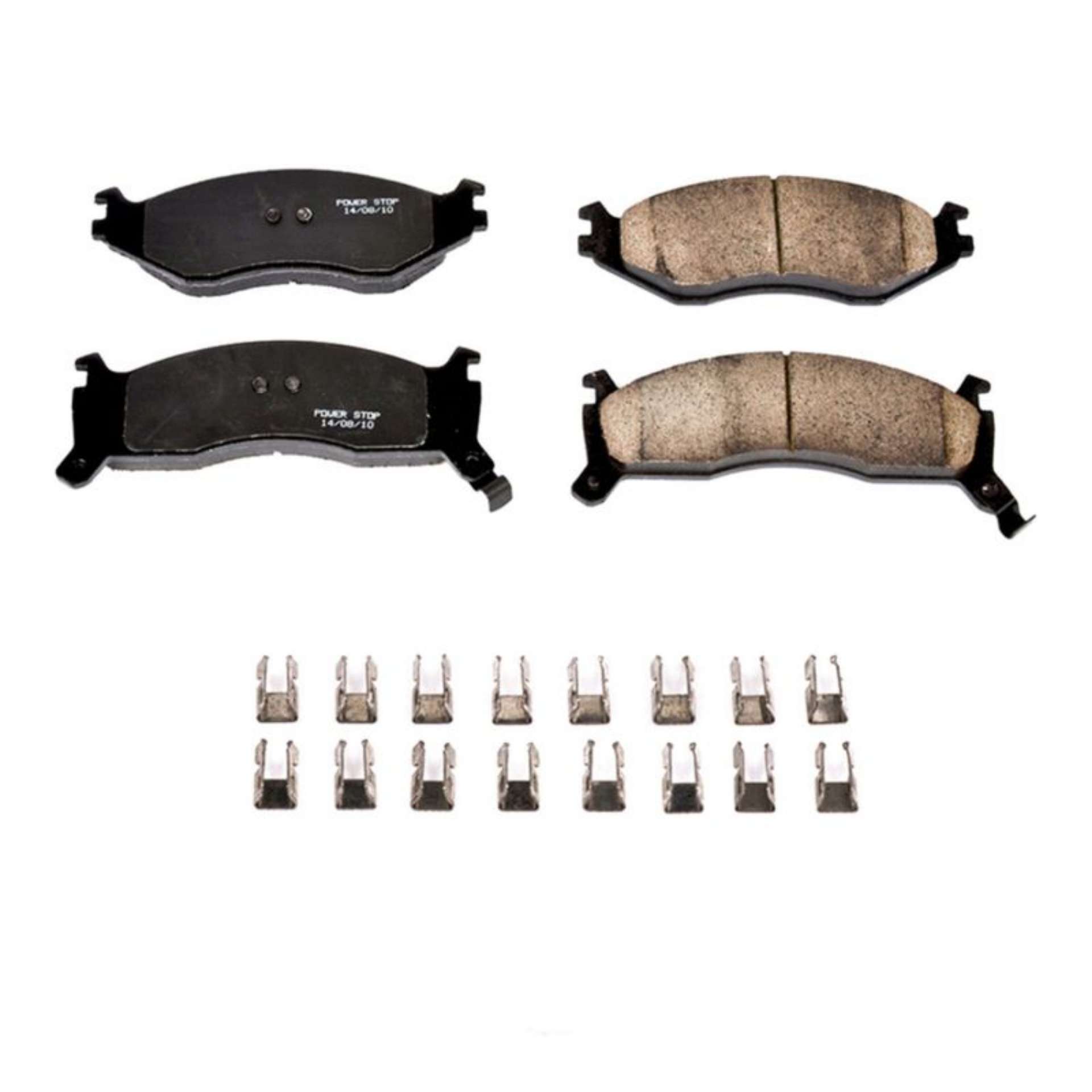 Picture of Power Stop 92-93 Chrysler Daytona Front Z17 Evolution Ceramic Brake Pads w-Hardware