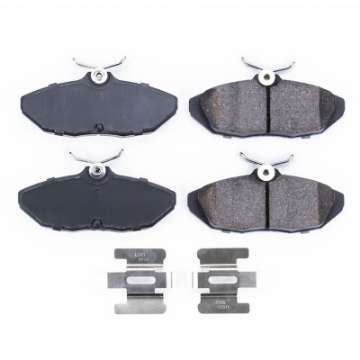 Picture of Power Stop 01-02 Dodge Viper Rear Z17 Evolution Ceramic Brake Pads w-Hardware