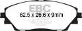 Picture of EBC 14+ Mazda 3 2-0 Japan Build Ultimax2 Front Brake Pads