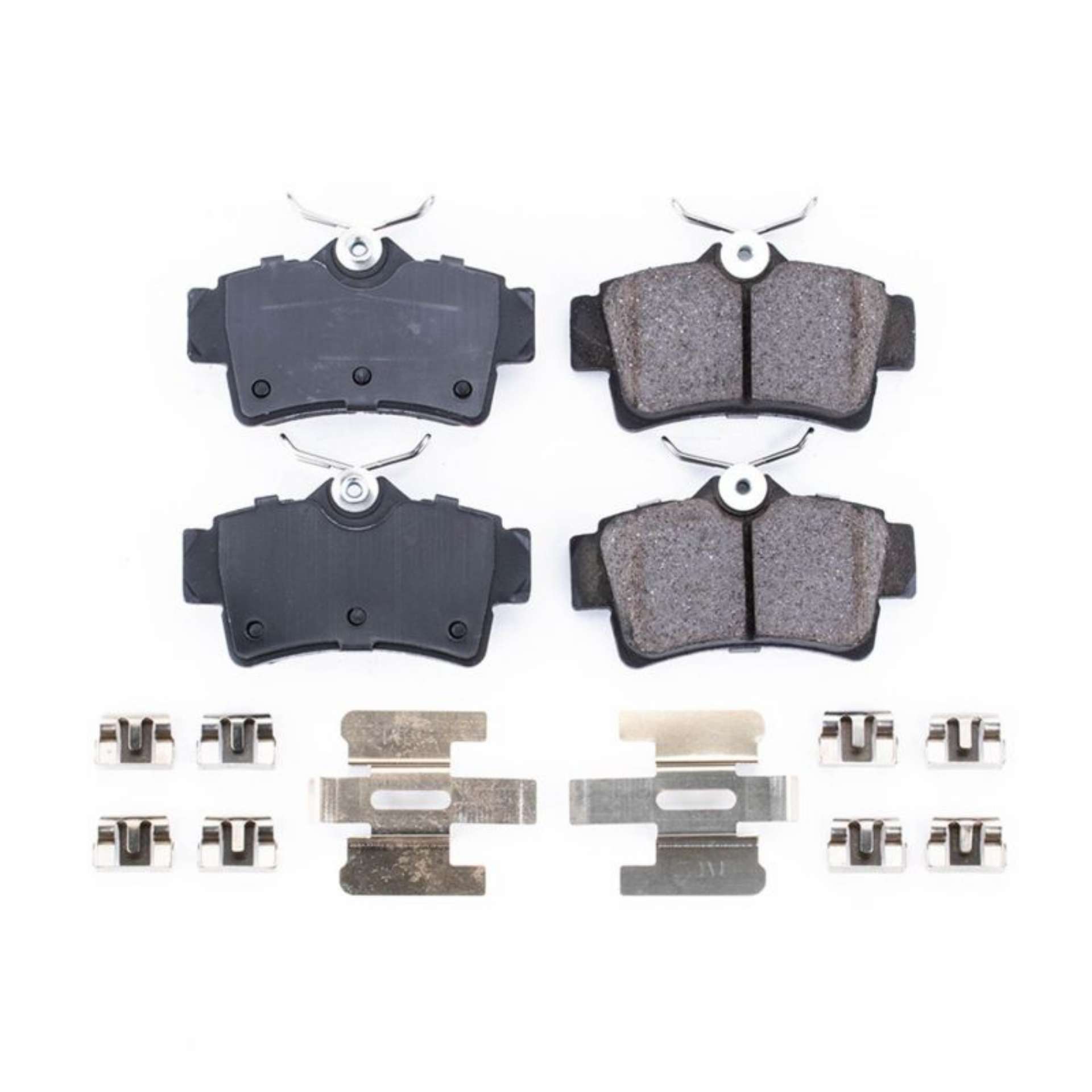 Picture of Power Stop 94-04 Ford Mustang Rear Z17 Evolution Ceramic Brake Pads w-Hardware