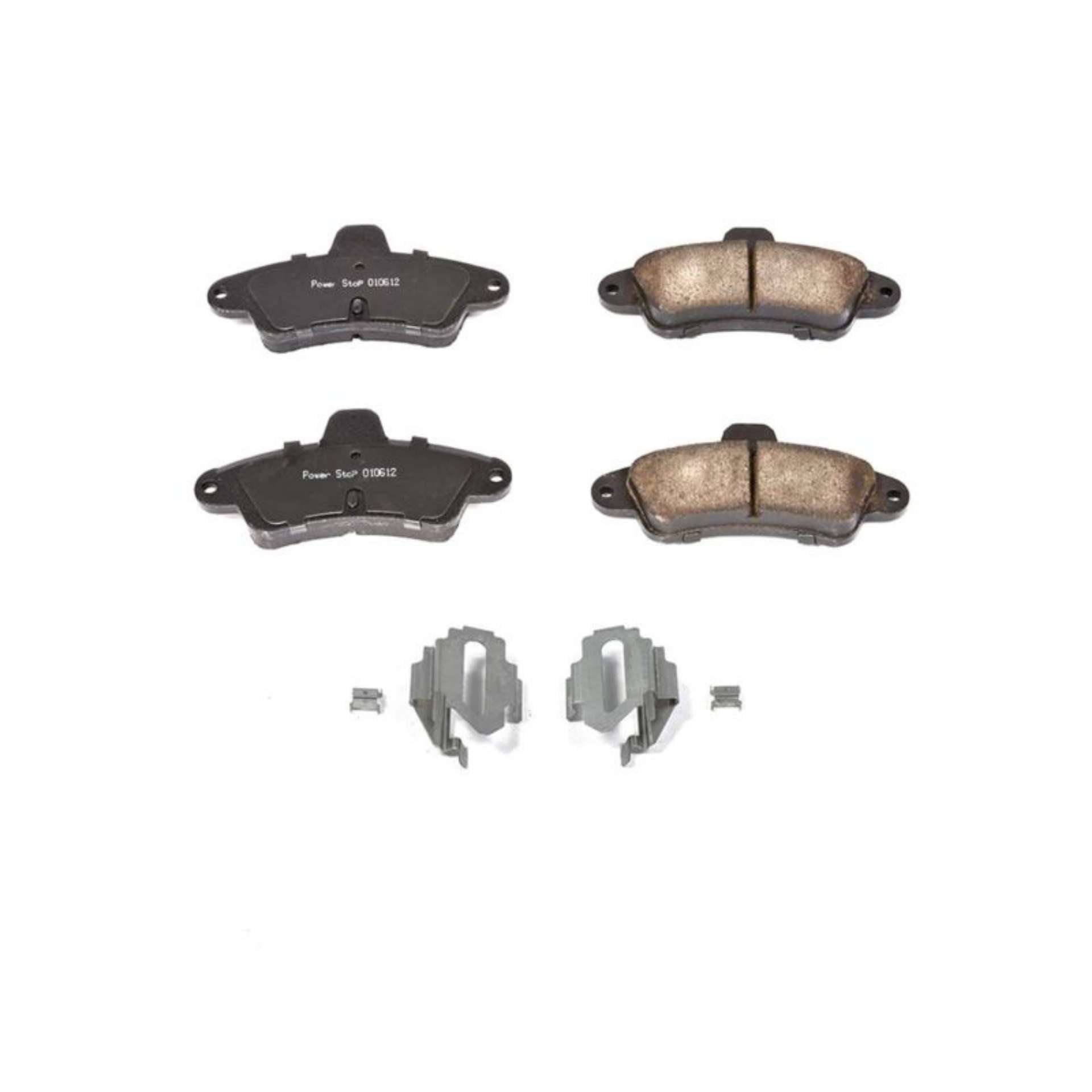 Picture of Power Stop 95-00 Ford Contour Rear Z17 Evolution Ceramic Brake Pads w-Hardware