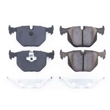 Picture of Power Stop 01-05 BMW 330Ci Rear Z17 Evolution Ceramic Brake Pads w-Hardware