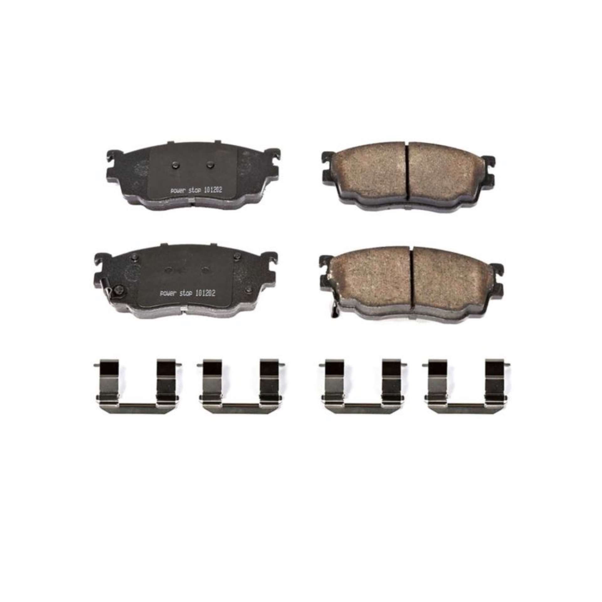 Picture of Power Stop 98-02 Mazda 626 Front Z17 Evolution Ceramic Brake Pads w-Hardware