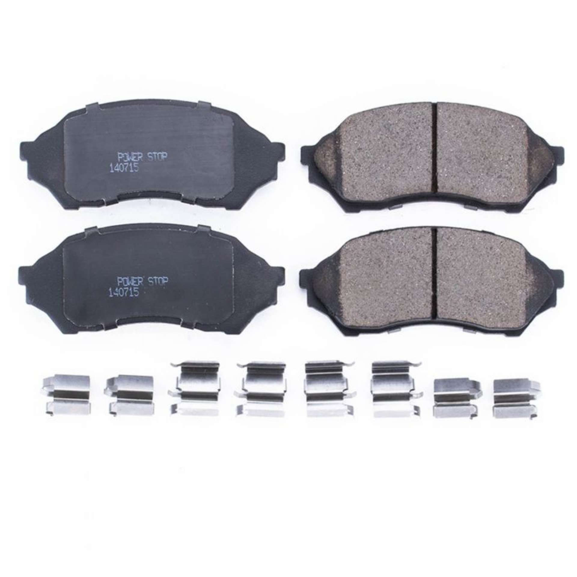 Picture of Power Stop 99-01 Mazda Protege Front Z17 Evolution Ceramic Brake Pads w-Hardware