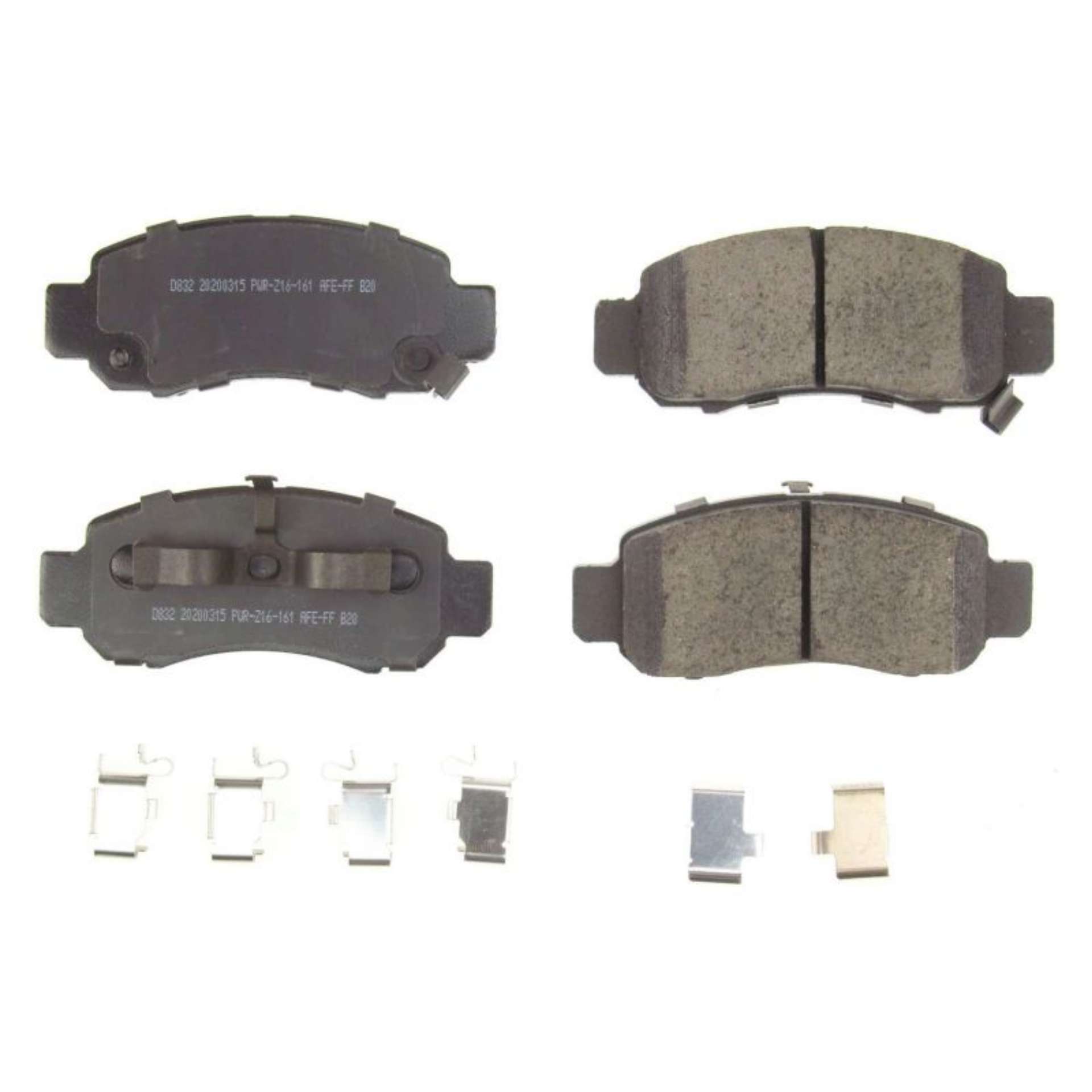 Picture of Power Stop 00-06 Honda Insight Front Z17 Evolution Ceramic Brake Pads w-Hardware