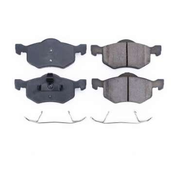 Picture of Power Stop 01-07 Ford Escape Front Z17 Evolution Ceramic Brake Pads w-Hardware