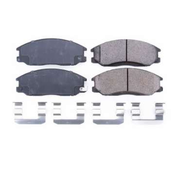 Picture of Power Stop 01-06 Hyundai Santa Fe Front Z17 Evolution Ceramic Brake Pads w-Hardware