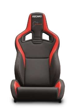 Picture of Recaro Sportster CS Nurburgring Edition Driver Seat - Black-Red Leather-Black Leather