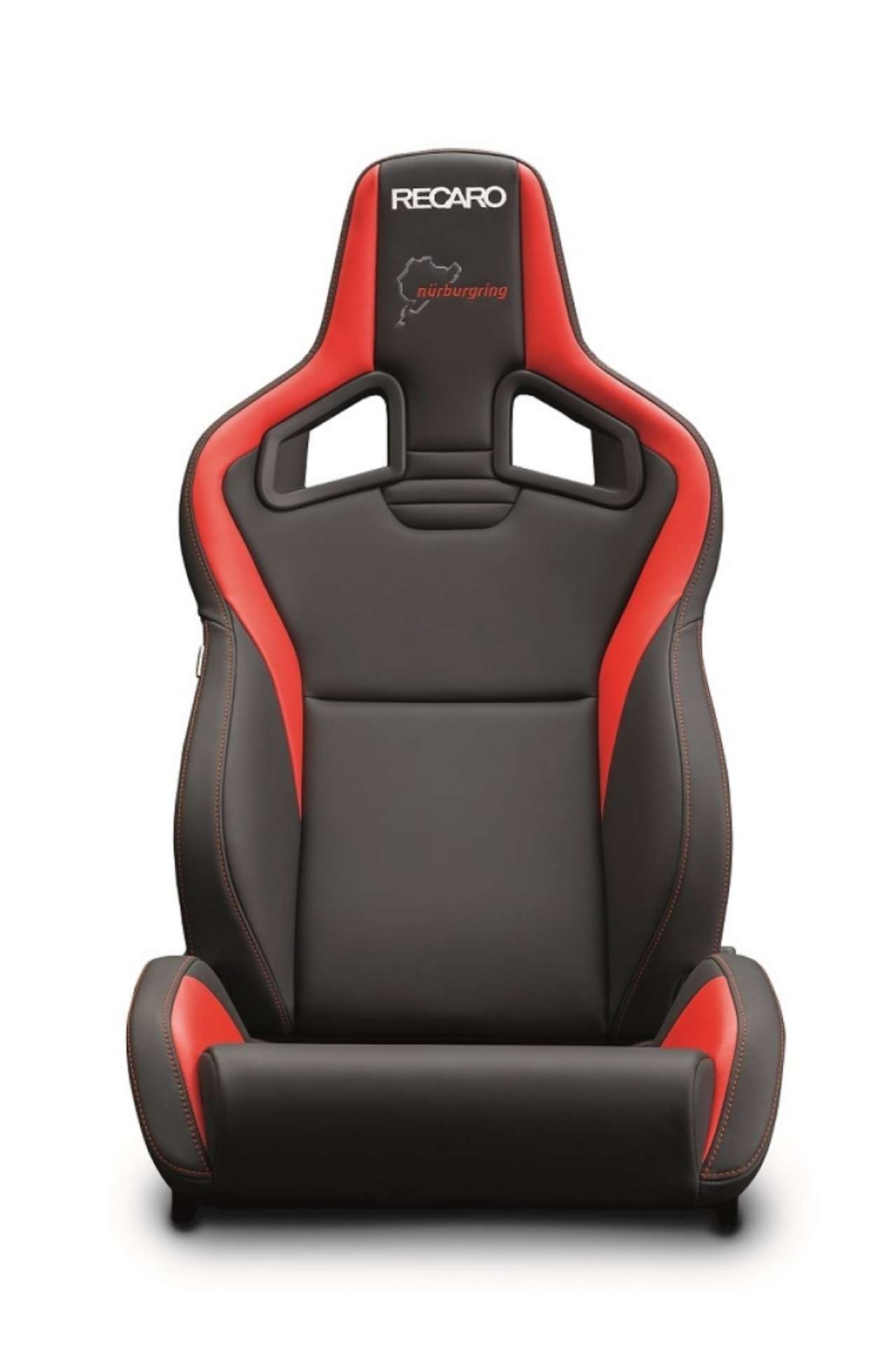 Picture of Recaro Sportster CS Nurburgring Edition Passenger Seat - Black-Red Leather-Black Leather