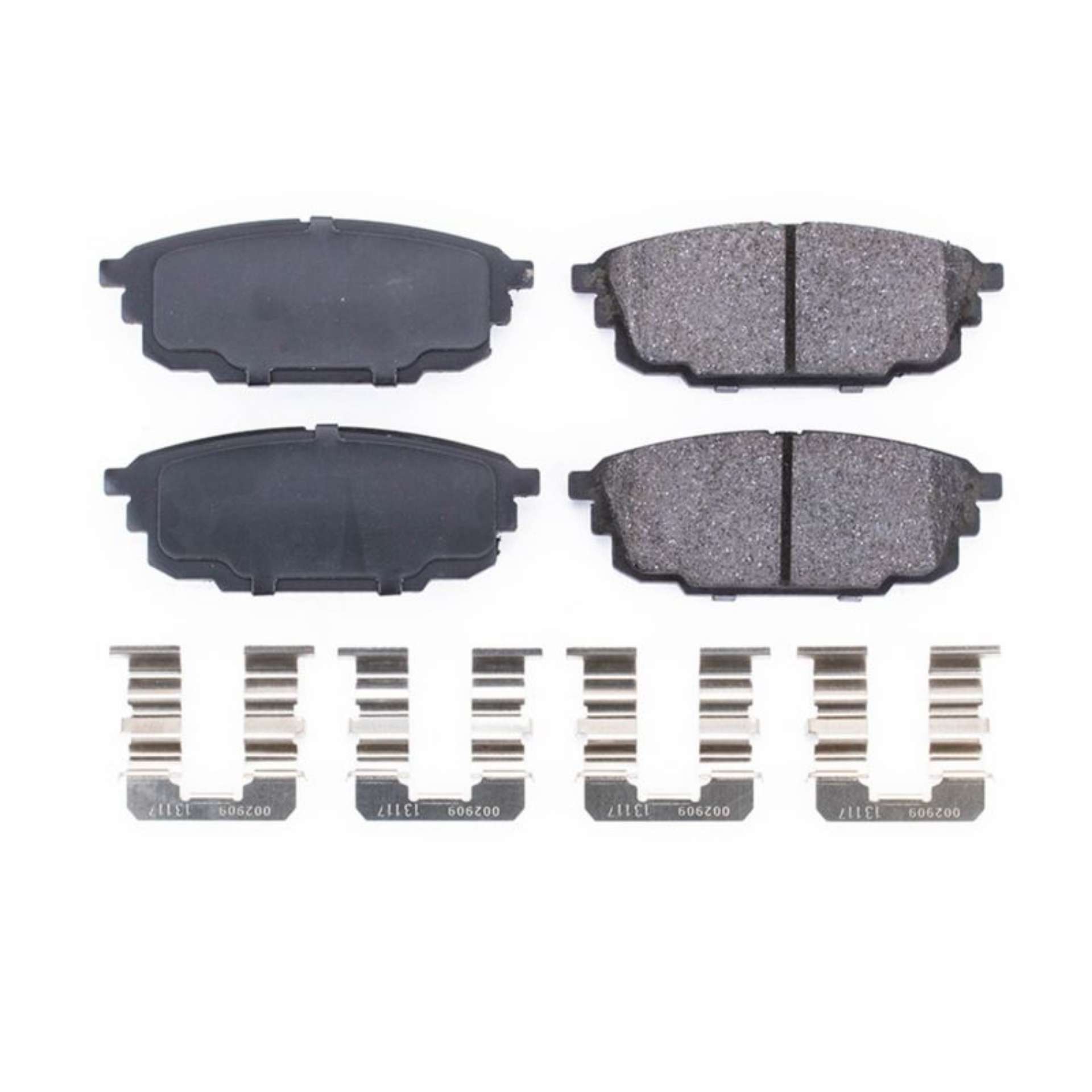 Picture of Power Stop 01-03 Mazda Protege Rear Z17 Evolution Ceramic Brake Pads w-Hardware