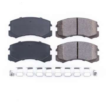 Picture of Power Stop 02-07 Mitsubishi Lancer Front Z17 Evolution Ceramic Brake Pads w-Hardware