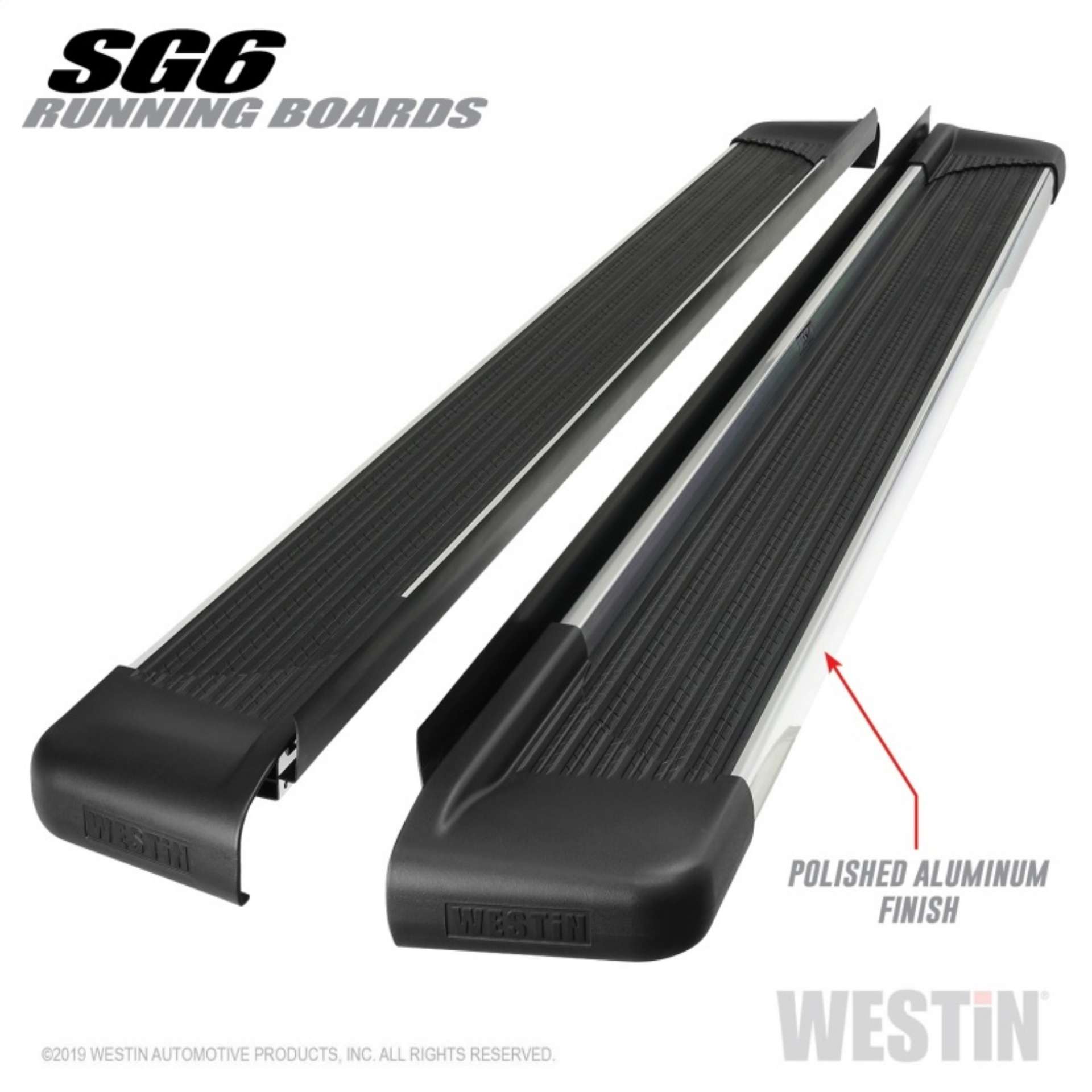 Picture of Westin SG6 Polished Aluminum Running Boards 85-50 in